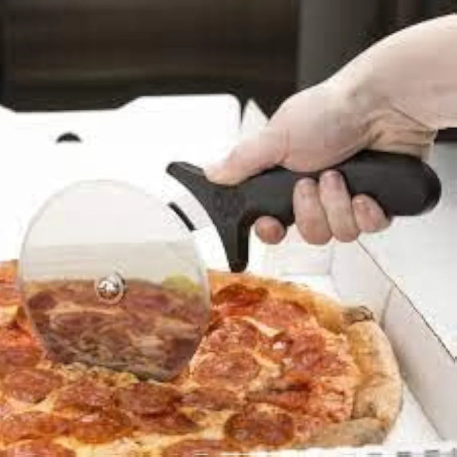 Table BARN Stainless Steel Pizza Cutter Wheel with Black Handle