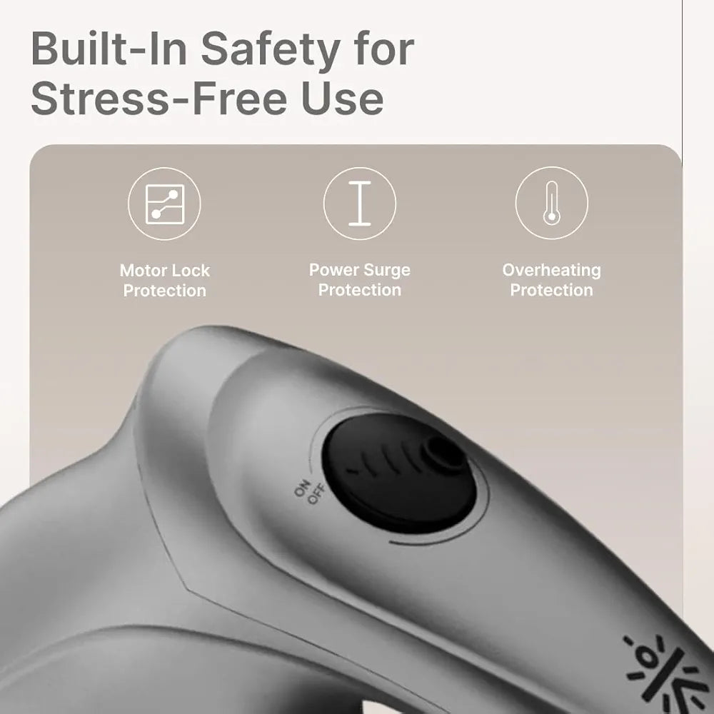 Cult Recover Pro Corded Electric Massager, Variable Speed Settings, Deep Tissue Full Body Hammer Massager,Grey