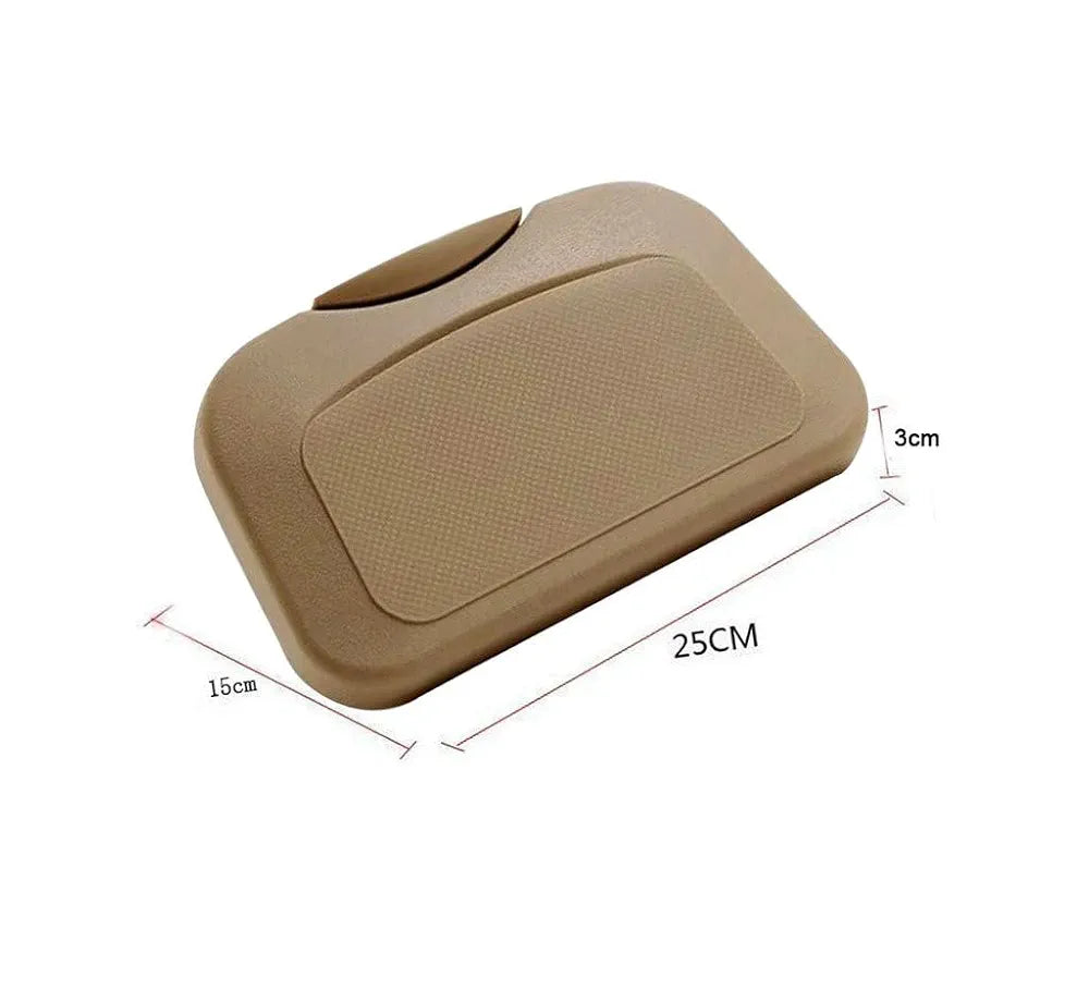 Foldable Travel Storage Tray for Car Back Seat | Auto Cup Holder & Food Tray Stand Organizer | Portable Car Backseat Drink & Snack Tray with Bottle Cup Holder | 2Pcs