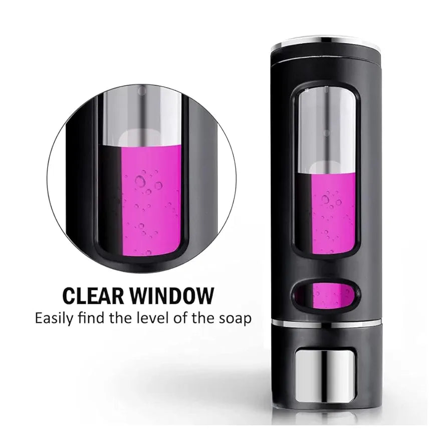 ALTURAS 400ml Wall Mounted Liquid Soap Dispenser for Bathroom | Wash Basin | Liquid Sanitizer Shower Gel Dish Wash Soap Dispenser for Bathroom
