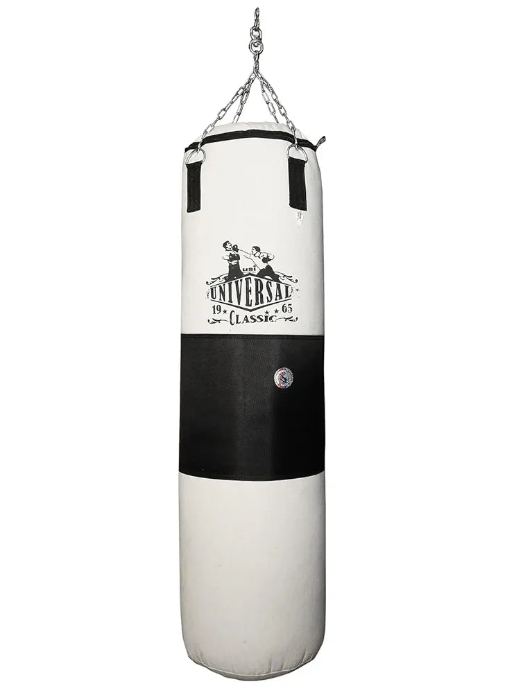 USI UNIVERSAL THE UNBEATABLE Boxing Punching Bag, 626C Classic Tough Canvas 4 Feet Un-Filled Boxing Bag, Punching Bag Without Chain for Kickboxing, Heavy 20oz Canvas Material, Reinforced Hitting Area