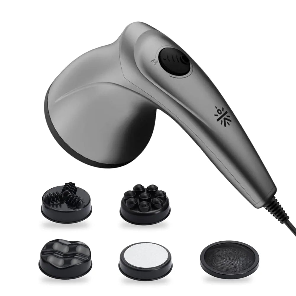 Cult Recover Pro Corded Electric Massager, Variable Speed Settings, Deep Tissue Full Body Hammer Massager,Grey