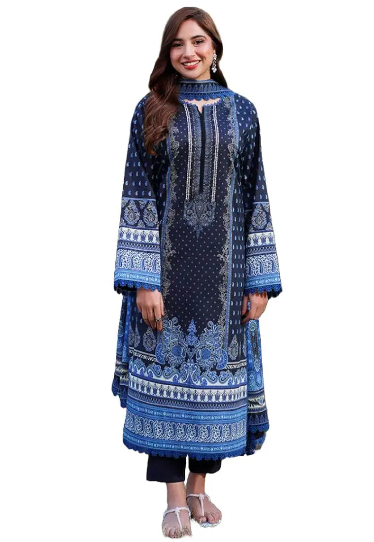 GoSriKi Women's Rayon Viscose Printed Straight Pakistani Suits for Women Kurta Set
