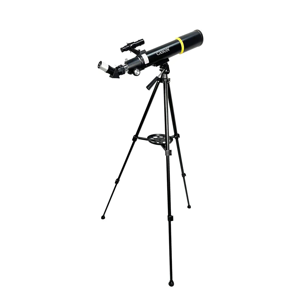 Cason F50070-Telescope for Astronomy,Galaxy 70mm Aperture 500 mm Refractor Zoom Monocular Telescope for Adults & Kids,Easyto Use for Moon,Planets,Stars,Galaxy with Aluminum Tripod and Phone Adapter