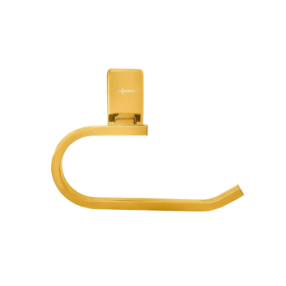 Aquieen Luxury Series Golden Wall Mounted Towel Ring for Hand Towel
