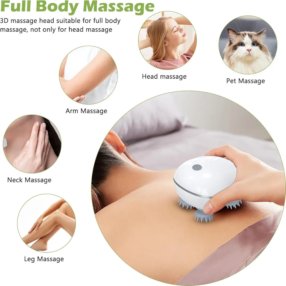 JustLatest Scalp Massage, Electric Scalp Massager , Hair Massager For Hair Growth, Body Massager