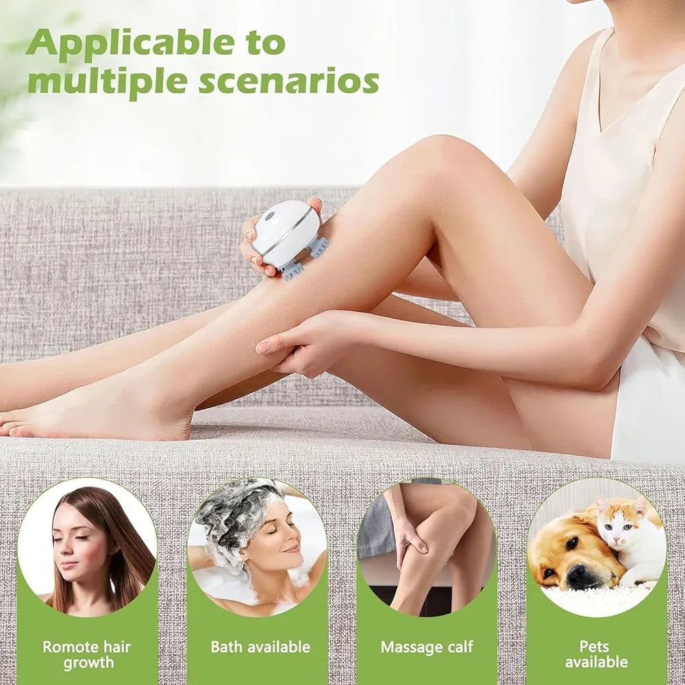 JustLatest Scalp Massage, Electric Scalp Massager , Hair Massager For Hair Growth, Body Massager