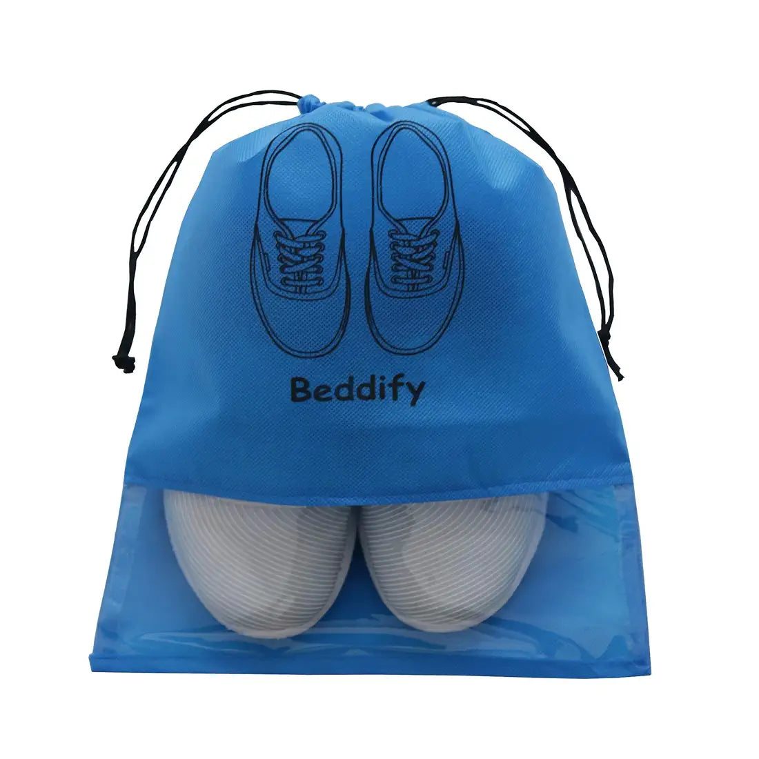 Beddify Pack of 12 Shoe Bags for Travel & Storage Travel Organizer for Women & Men Travel Accessories Shoe Organizer Shoe Pouches Travel Shoe Cover Travel Essentials