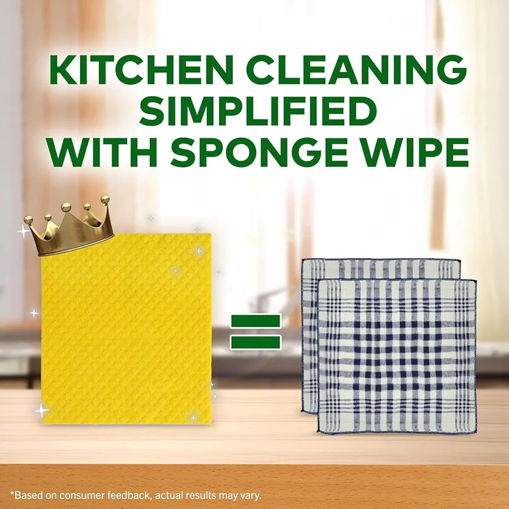 Scotch-Brite 2-in-1 Bucket Spin Mop and Scotch-Brite Sponge Wipe 3N Resusable Kitchen Cleaning Sponge
