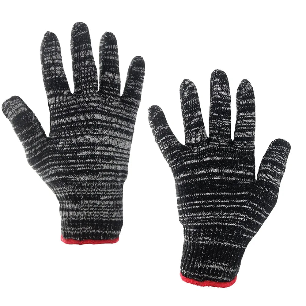 KAWACH Cut Resistance Gloves | Hand Safety Gloves for Kitchen Gardening | High Performance Fiber/Cotton Kitchen Gloves