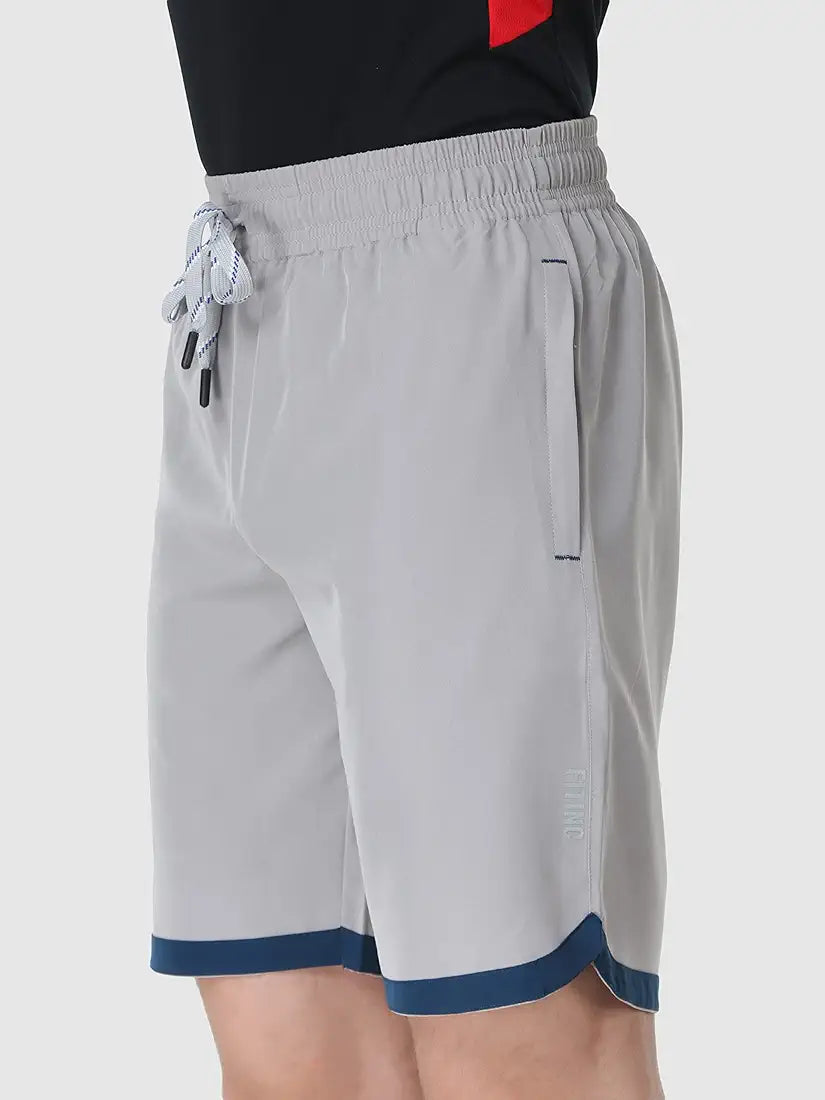 FITINC N.S Lycra Shorts for Men with Zipper Pockets & Knee Design