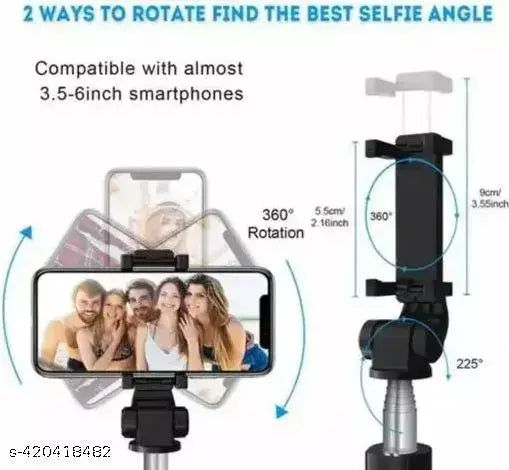 Wireless Bluetooth Foldable R1 Mini Tripod Extendable Selfie Stick Monopod Mobile Phone Holder Stand Portable Selfie Stand