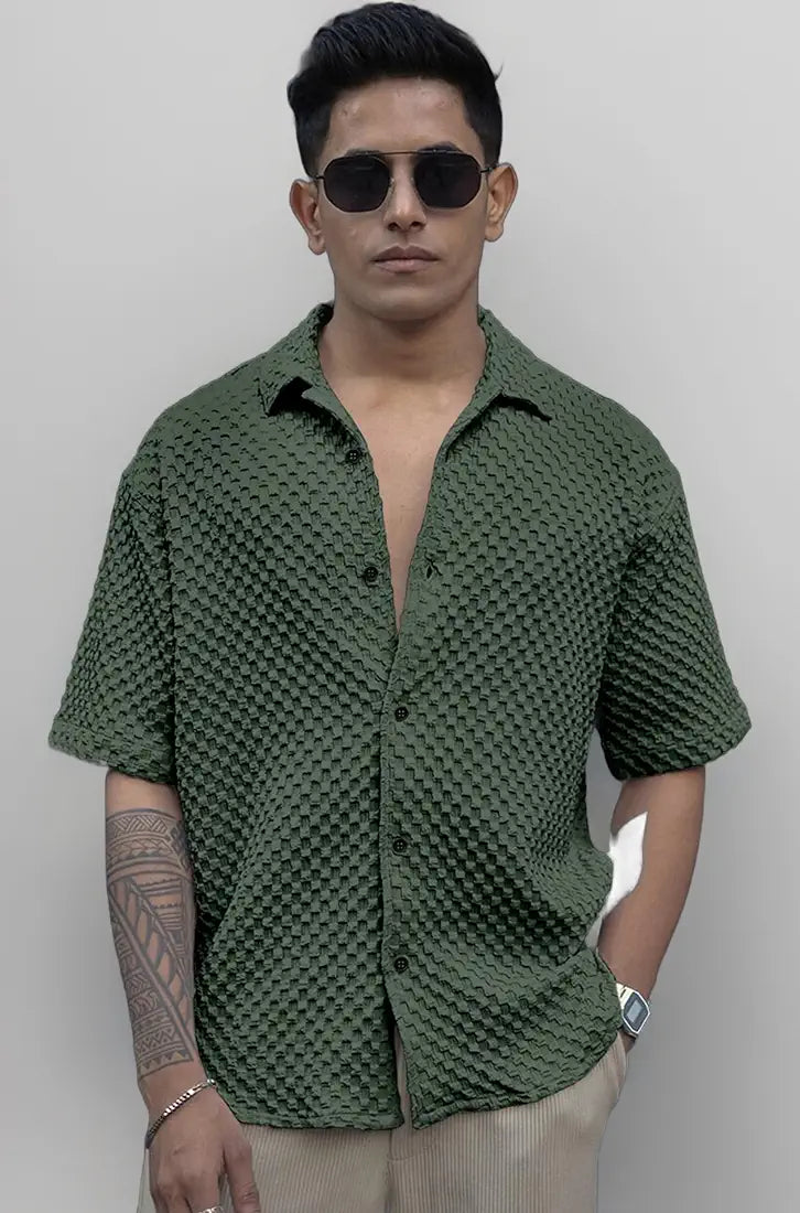 NexaFlair Shirt for Men | Mens Casual Shirt | Men Stylish Shirt | Men Polycotton Shirt | Men's Regular Fit | Men Formal Shirt | Men's Hlaf Sleeve Shirt