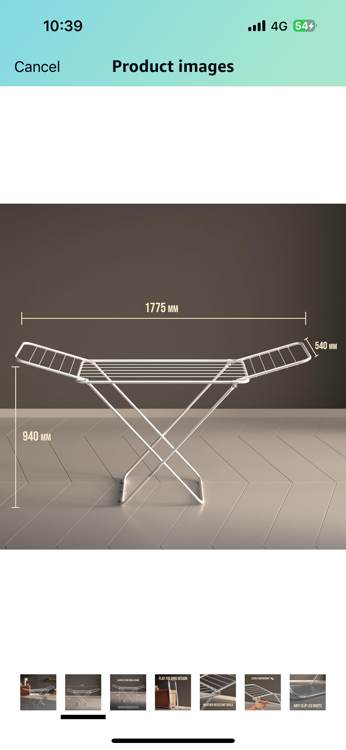 Cloth Drying Stand - 3 Way Folding, Lightweight, 42 Feet Drying Length, 20 Drying Rails (Silver)
