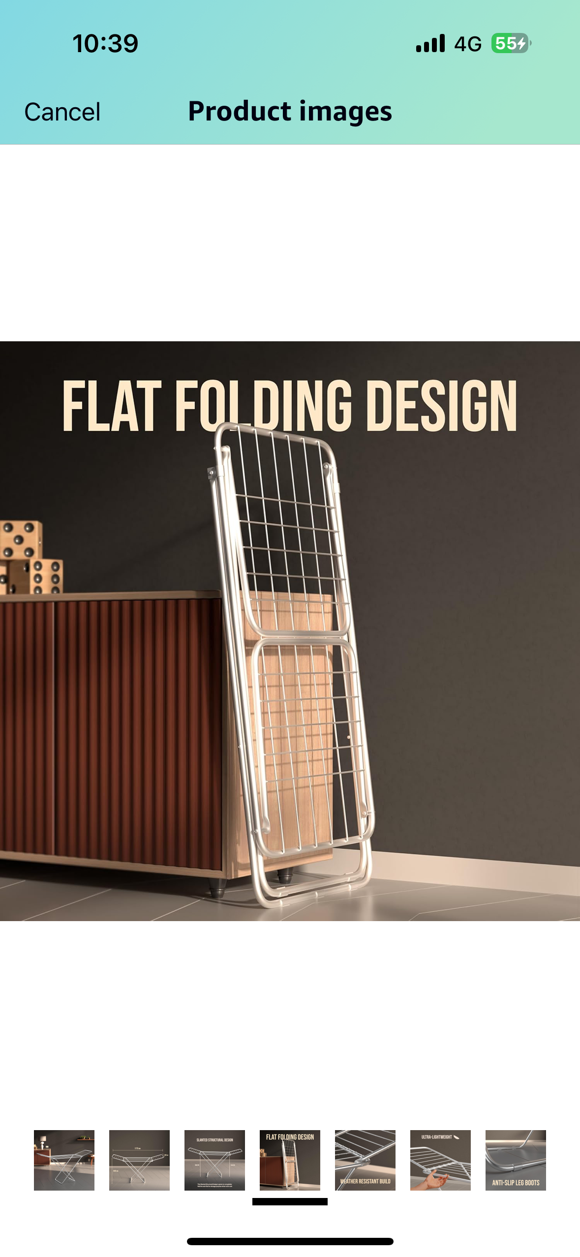 Cloth Drying Stand - 3 Way Folding, Lightweight, 42 Feet Drying Length, 20 Drying Rails (Silver)