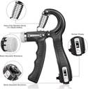 ADONYX Adjustable Spring Hand | Finger Exerciser| Strengthener Hand Grip/Fitness Grip