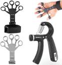 AJRO DEAL Hand Power Gripper & Finger Resistance Band for Muscle Build & Injury Recovery Hand Grip/Fitness Grip