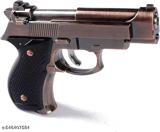 KMS PROP Mini Pistol Gun Lighter Beretta M92G Gun Shaped Jet Flame myfirstdot Pocket Lighter