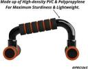 WELCO High-density PVC & PP Stand For Exercise Dips Chest pres training Push-up Bar. Ab Exerciser (Multicolor)