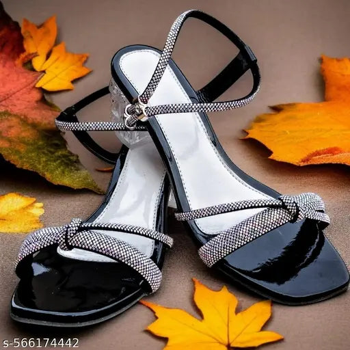 Transparent Heel Gorgeous Look Sandals for women and girls