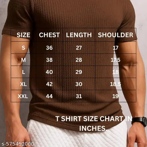 FIT AND RELAXED T SHIRT FOR MEN.