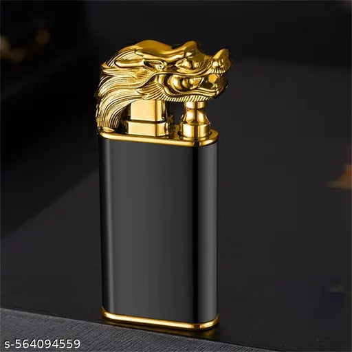 BEST VIBES_Double Flame Metal Lighter Unique Design Dual Flame Lighter Windproof & Refillable Pocket Lighter