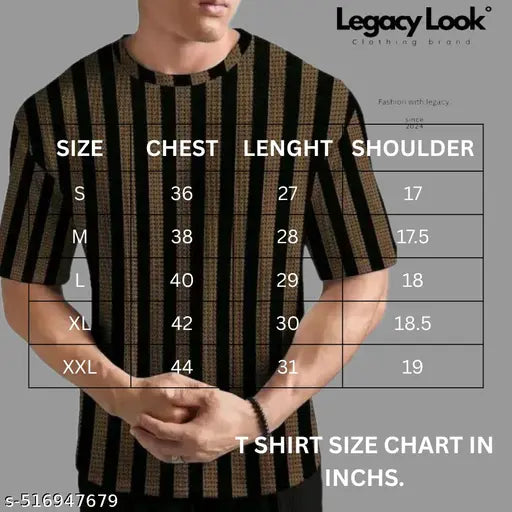 VERTICLE STRIPES T SHIRTS