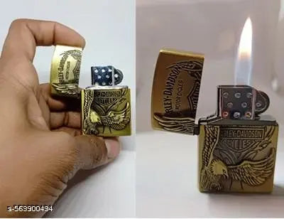BEST VIBES_Vintage Motor Cycle Metal Pocket Lighter