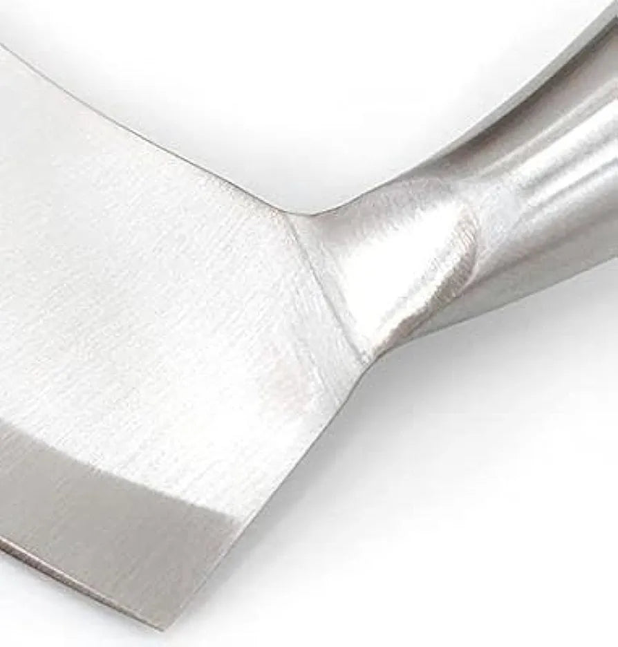 DAYANIDHI Dayanadhi Professional 9.5 Inch Stainless Steel Pizza Cutter | Double Handle Multipurpose Slicer | Sharp Blade for Pizza Garlic Fruits Vegetables Mincing & Slicing 