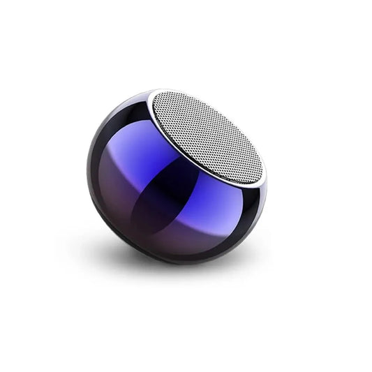EDNITA jbl Ultra Mini Wireless Bluetooth Speaker with Heavy Metal Electroplating Round Speaker | Wireless Power Button Controlled, Long Lasting Battery & Quick Charge Pack of 1 