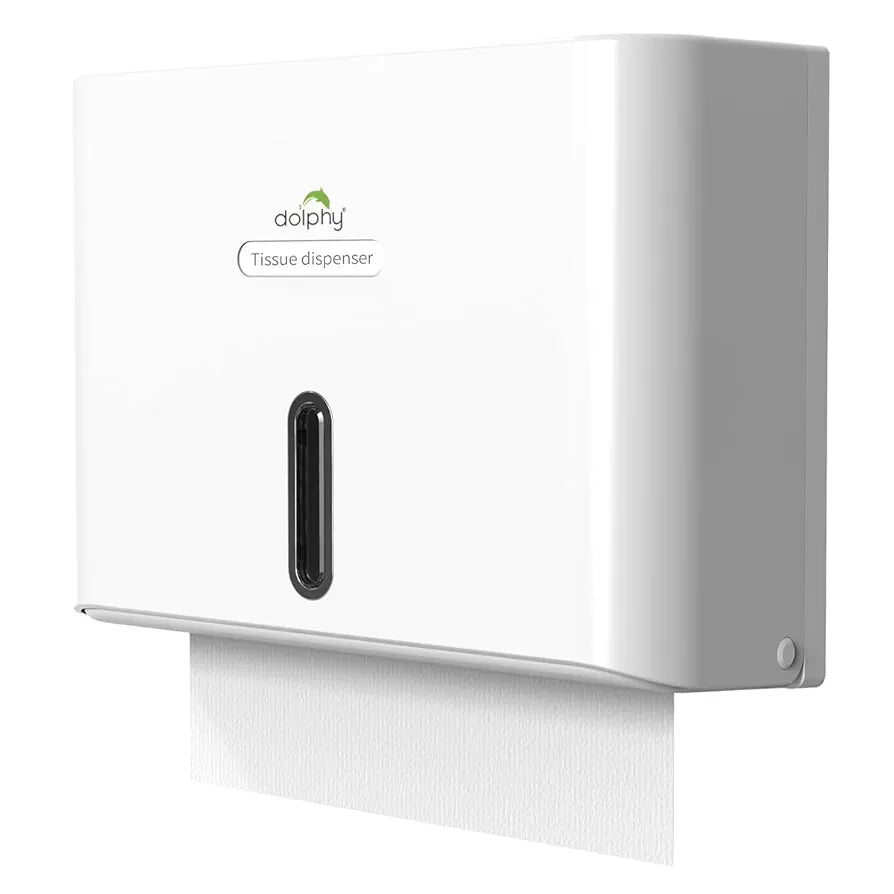 Dolphy Multifold Mini Hand Towel Paper Dispenser - White