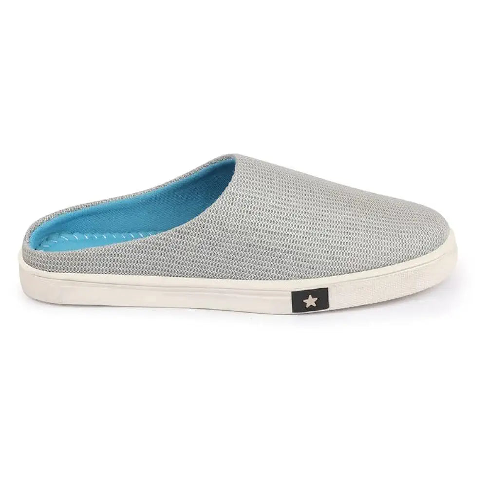 FAUSTO Men Back Open Slip On Shoes Perfect for Daily, Evening, Outdoor, Casual Outfits|Lightweight and Comfort with TPR Sole Flexiblity