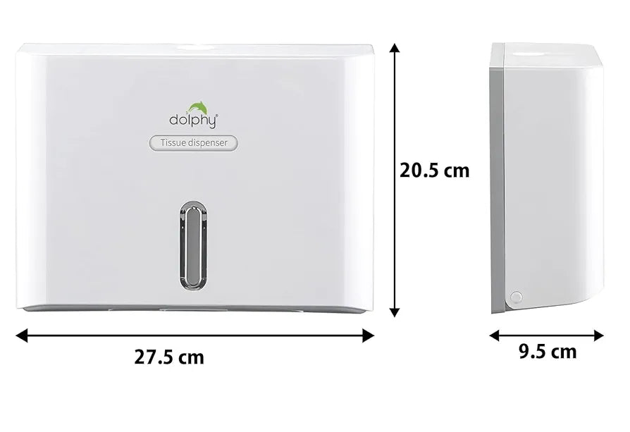 Dolphy Multifold Mini Hand Towel Paper Dispenser - White
