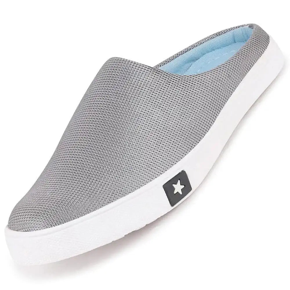 FAUSTO Men Back Open Slip On Shoes Perfect for Daily, Evening, Outdoor, Casual Outfits|Lightweight and Comfort with TPR Sole Flexiblity