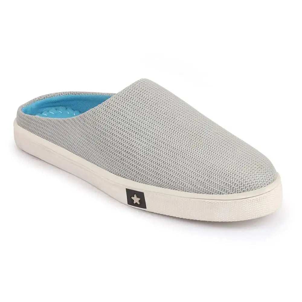 FAUSTO Men Back Open Slip On Shoes Perfect for Daily, Evening, Outdoor, Casual Outfits|Lightweight and Comfort with TPR Sole Flexiblity