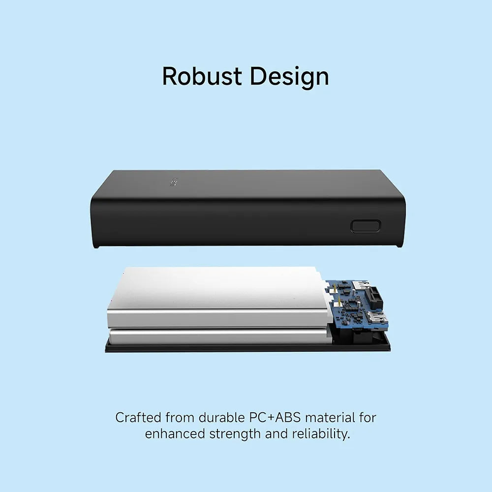 Xiaomi Power Bank 4i 20000mAh 33W Super Fast Charging PD | Power Delivery |QC 3.0|Type C Input & Output|Triple Output Ports|Classic Black|Supports Android,Apple, Tablets, Earbuds,Watch