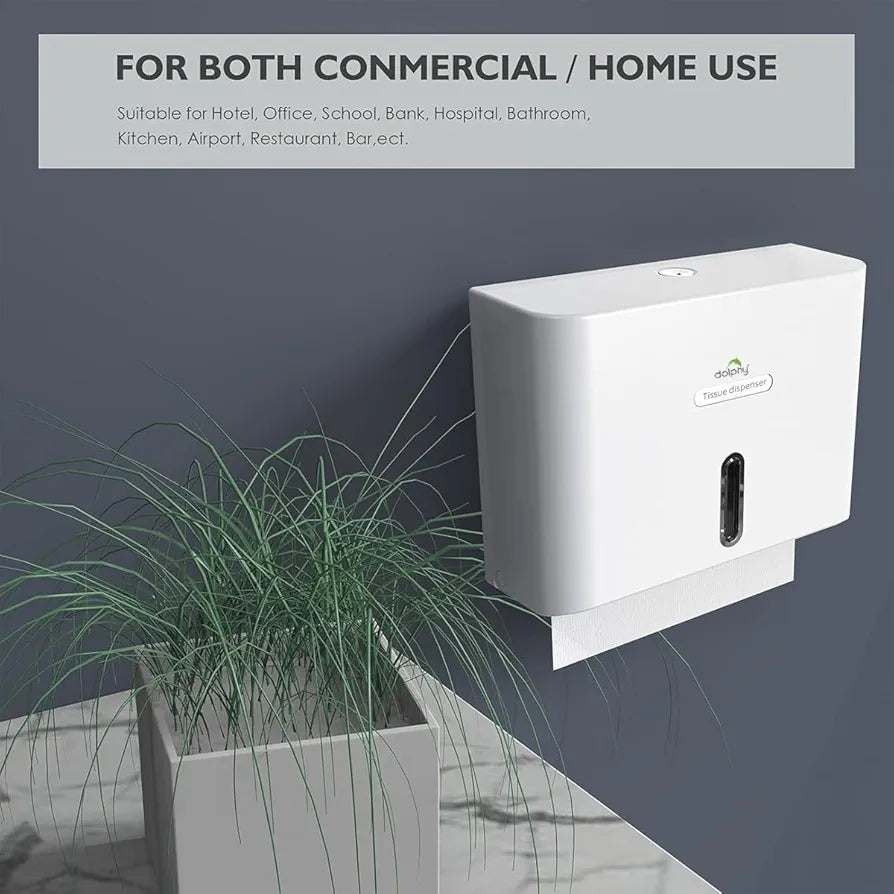 Dolphy Multifold Mini Hand Towel Paper Dispenser - White
