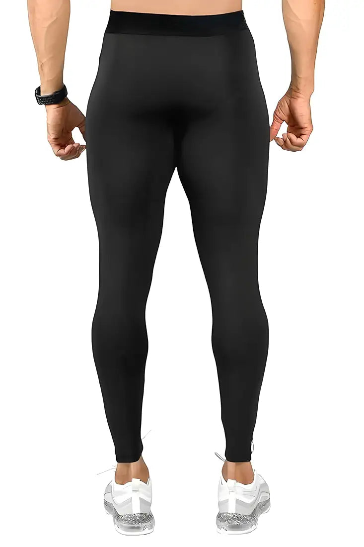 BOLD FITNESS Men Compression Pants | Gym & Sports Body Fit Tights Activewear