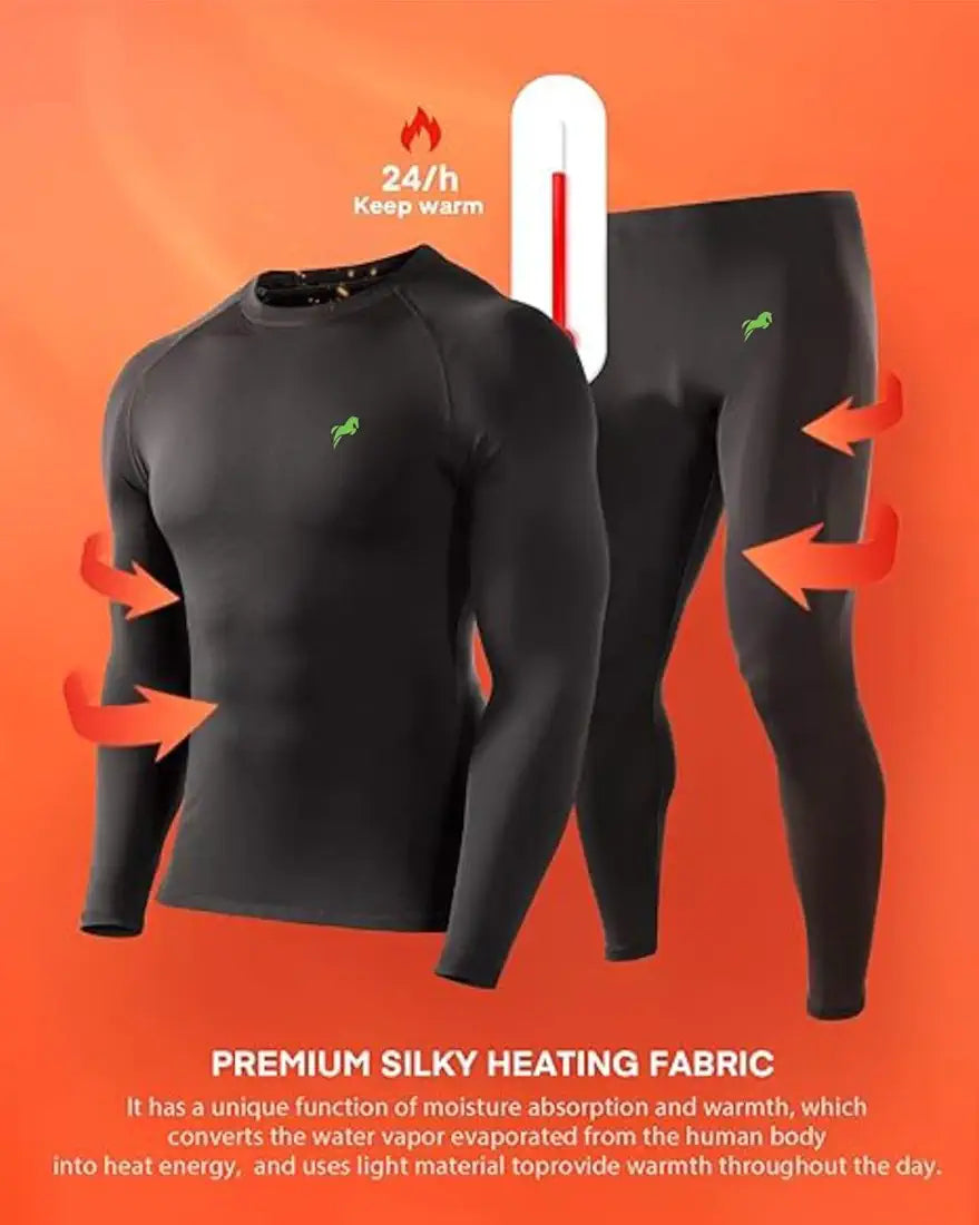 JUST RIDER Polyester Spandex Men's Sports Running Set Compression Shirt + Pants Skin-Tight Long Sleeves Quick Dry Fitness Tracksuit Gym Yoga Suits