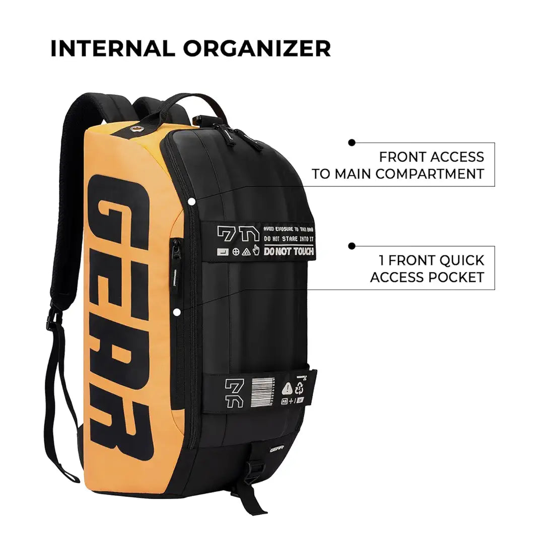 Gear Statement Maxis 3.0 10"/29L Medium Water Resistant Duffle Polyester Bag/Travel Bag/Gym Bag for Men & Women