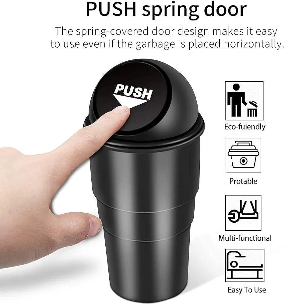 RADIANT Car Dustbin | Dustbin For Car |Trash Bin | Car Bin Mini | Portable Trash Can, Home, Office 