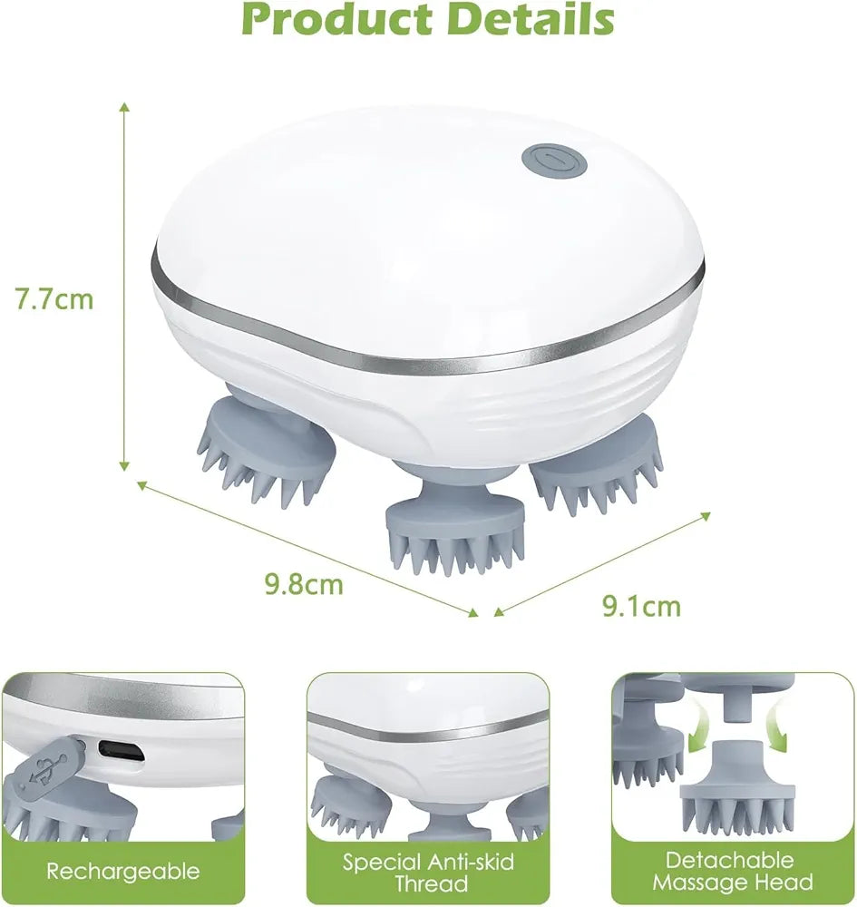 JustLatest Scalp Massage, Electric Scalp Massager , Hair Massager For Hair Growth, Body Massager
