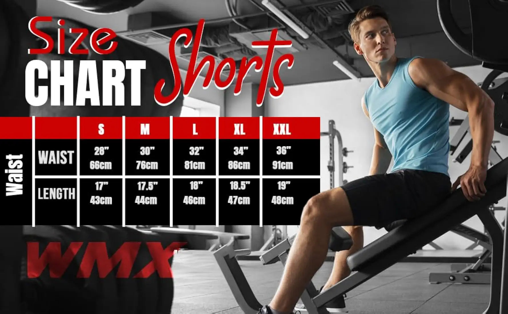 WMX Mens 2 in 1 Running Shorts Quick Dry Gym Athletic Workout Clothes with Side Pockets