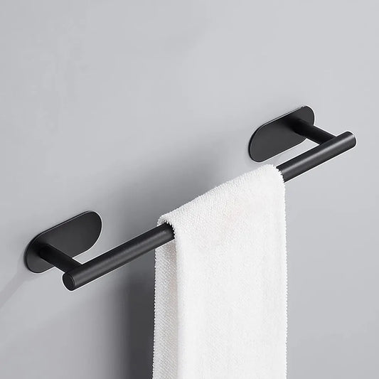 JIALTO 16 Inch Self Adhesive Stainless Steel Towel Bar/Towel Hanger for Bathroom/Wall Mounted Bathroom Towel Holder/Towel Rack for Bathroom/Hand Towel Stand for Kitchen and Washroom 