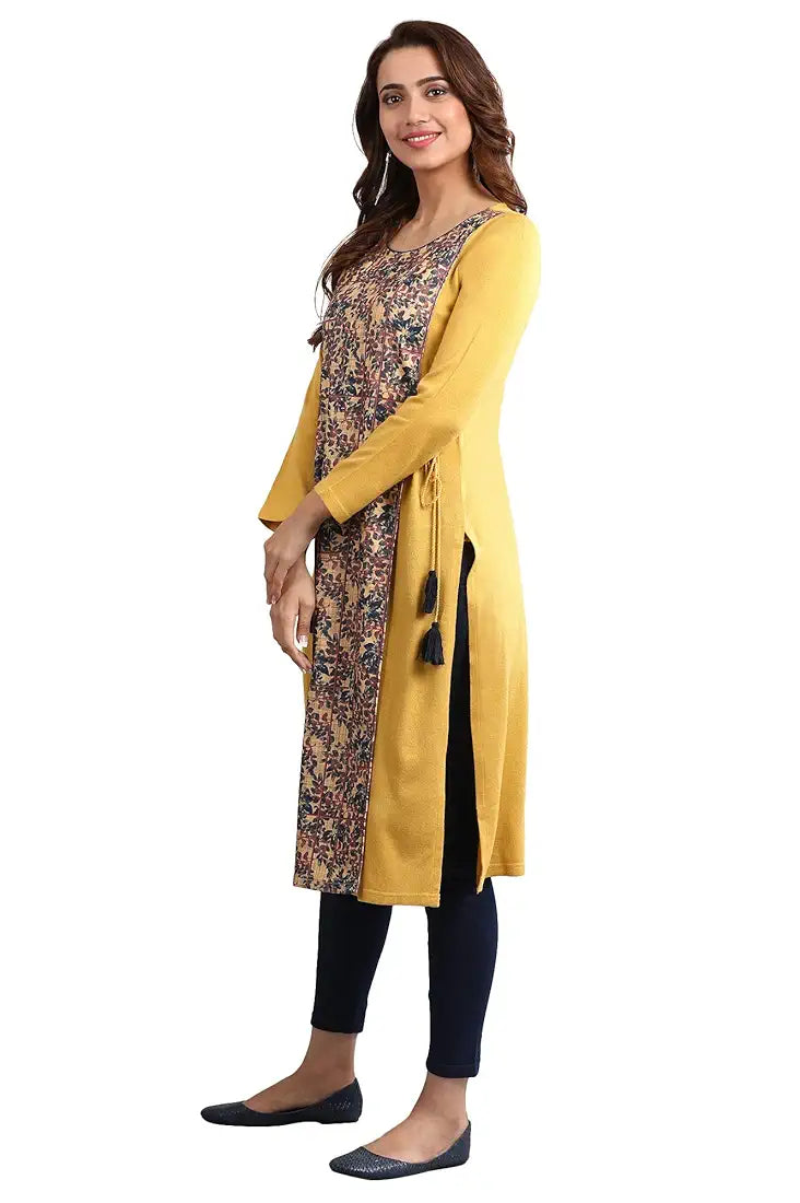 Aurelia Women's Synthetic Regular Fit Casual Kurta