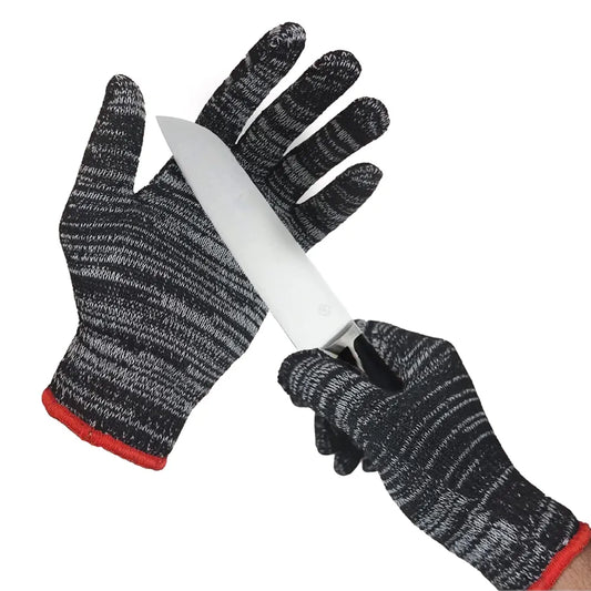 KAWACH Cut Resistance Gloves | Hand Safety Gloves for Kitchen Gardening | High Performance Fiber/Cotton Kitchen Gloves 