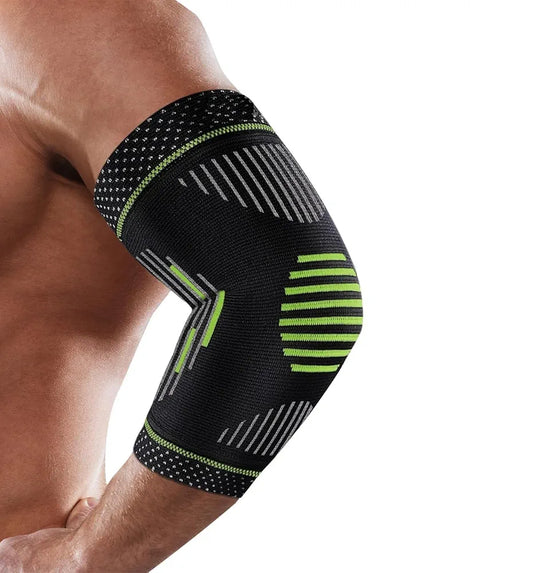Leosportz Nylon Elbow Support For Gym -Elbow Brace For Men Women Workout|Elbow Compression Sleeves For Tendonitis Pain Relief, Tennis, Volleyball, Cricket-Elbow Pain 