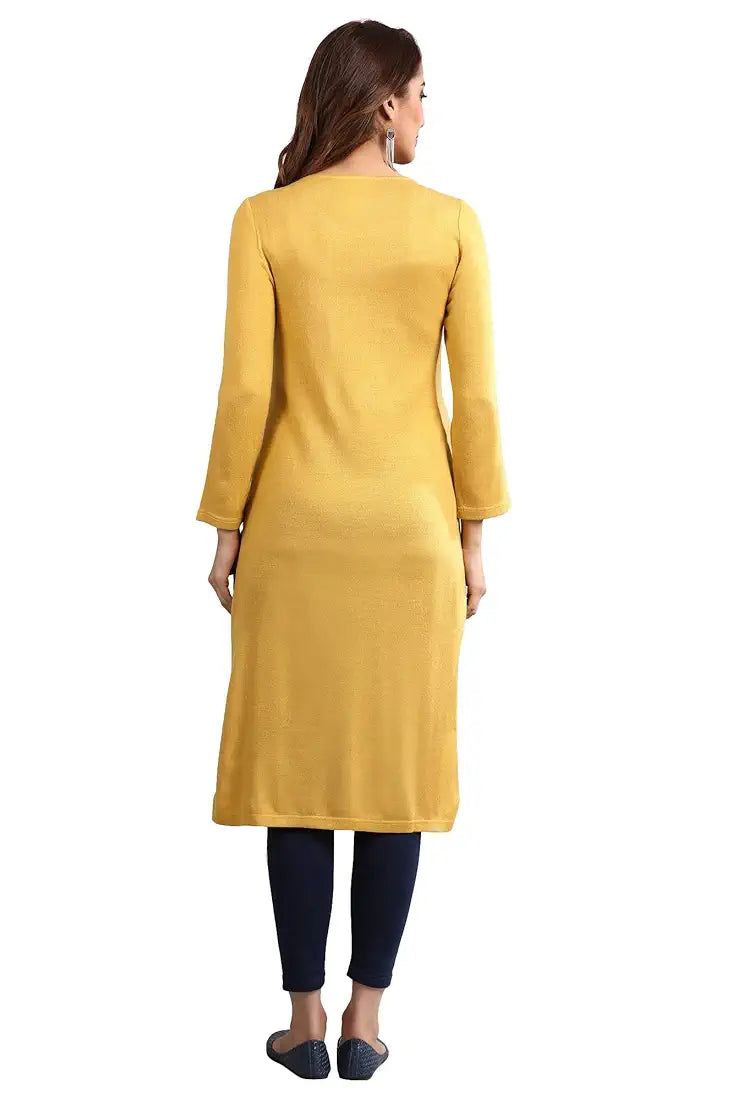 Aurelia Women's Synthetic Regular Fit Casual Kurta