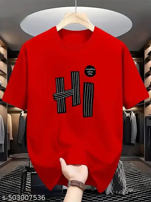 KEESOR Men Tshirt|Men Printed Round neck Tshirt|Men Graphic print Tshirt