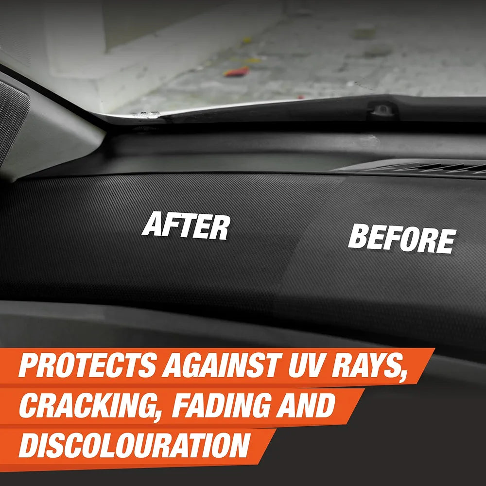 Wavex Dashboard Polish and Leather Conditioner + Protectant  Car Dashboard Polish | Car Polish for Interior Plastic, Leather, Vinyl & Rubber | Dashboard Polish that Protects, Shines & Conditions